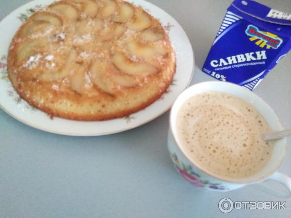 Отзыв о Сливки питьевые Вкусный день 10% | Вполне обычные сливки