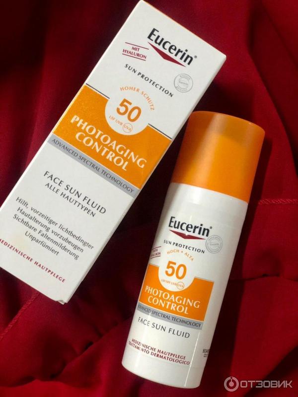 Eucerin флюид sun protection. Эуцерин флюид с СПФ. Солнцезащитный флюид для лица. Флюид солнцезащитный для лица SPF 50+. Флюид солнцезащитный для лица SPF 50+ тестер.