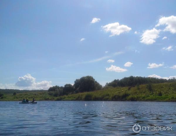 Сплав на байдарках по реке Волга (Россия, Тверская область) фото
