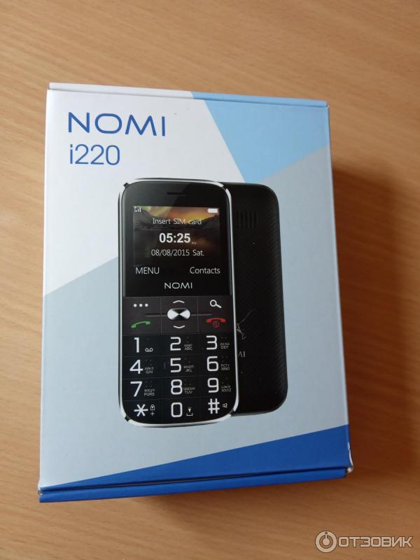 Отзыв о Телефон Nomi i220 | Стильный бабушкофон :)