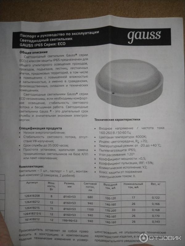 Как разобрать светодиодный светильник gauss - 80 фото