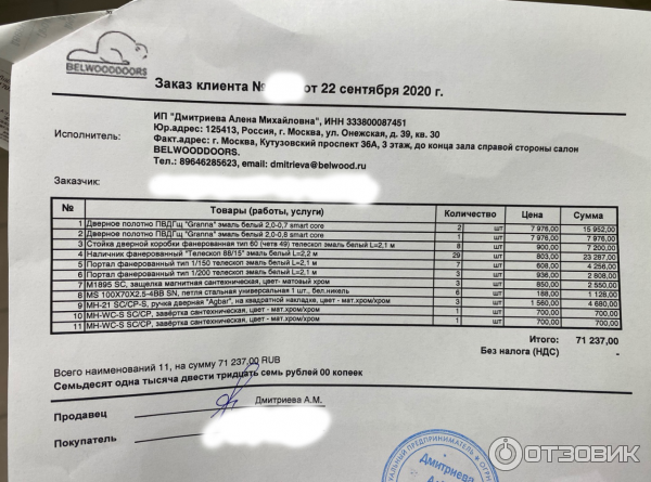 Отзыв о Межкомнатные двери "Белвуддорс" | Хороший сервис, широкий ...