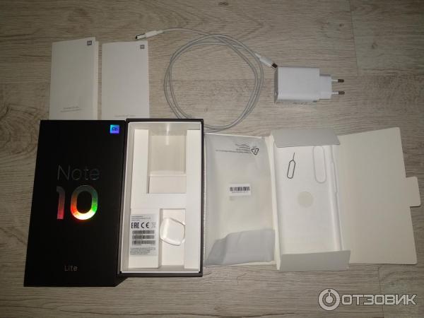 Комплектность XIAOMI MI NOTE 10 LITE