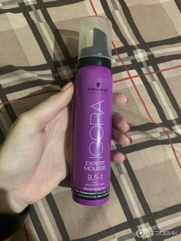 Отзыв о Оттеночный мусс для волос Schwarzkopf Igora Expert Mousse ...