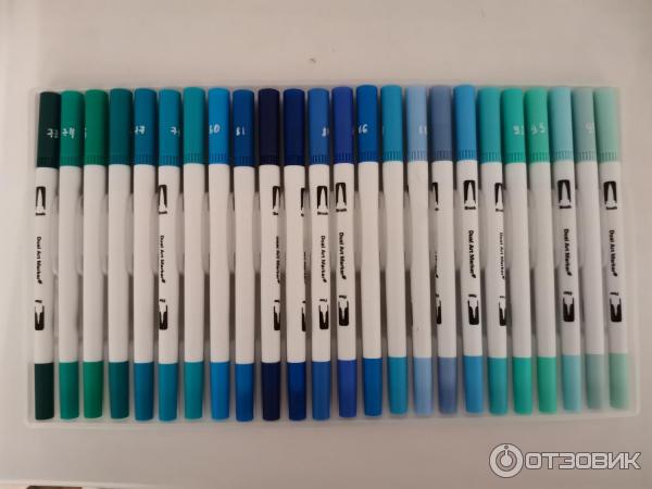 Маркеры DUAL TIP BRUSH RENS фото