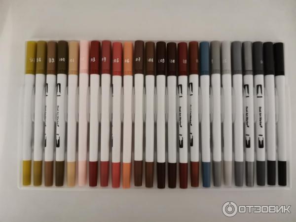 Маркеры DUAL TIP BRUSH RENS фото