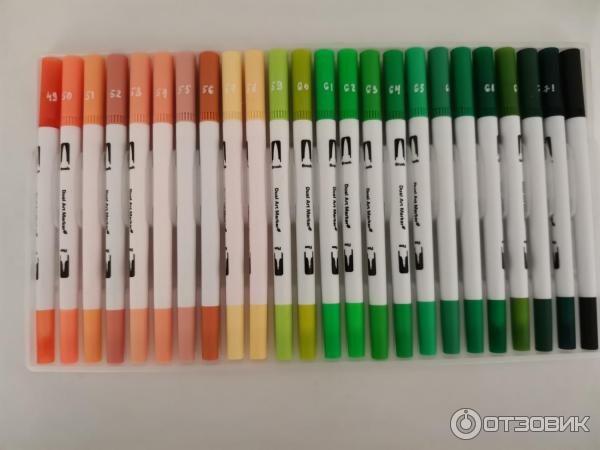 Маркеры DUAL TIP BRUSH RENS фото