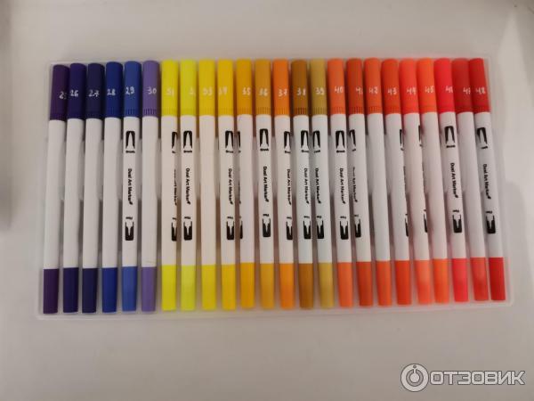 Маркеры DUAL TIP BRUSH RENS фото