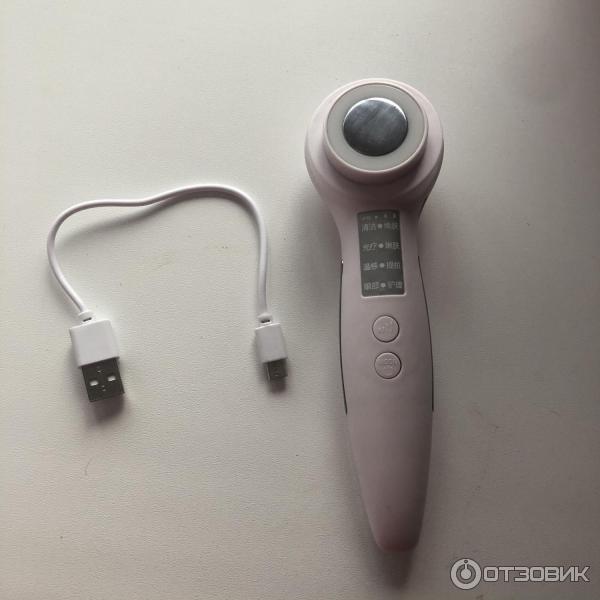 RF  EMS светодиодный фотон для красоты, светодиодный лицевой массажер для шеи для подъемного инструмента Фотон Отопление удаление морщин