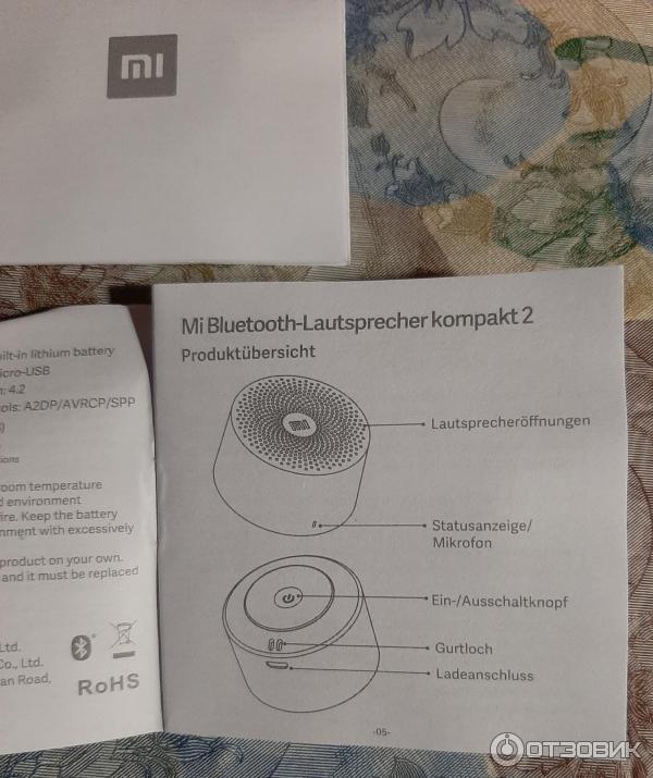 Портативная колонка Xiaomi Mi Compact Bluetooth speaker 2 фото