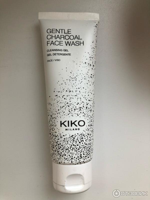gentle charcoal face wash kiko