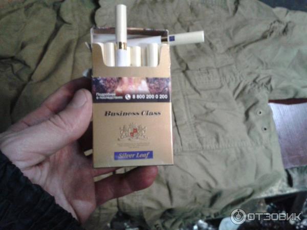 Сигареты Business Class Silver Leaf