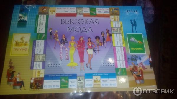 Экономическая настольная игра Рыжий кот Высокая мода фото