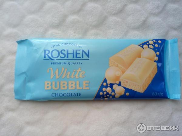 Отзыв о Шоколад Roshen пористый белый | Сама нежность со вкусом молока