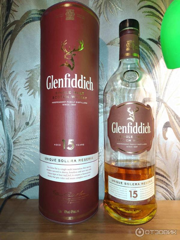 Отзыв о Виски Glenfiddich Malt Scotch Whisky 15 YO | Ровный виски без ...