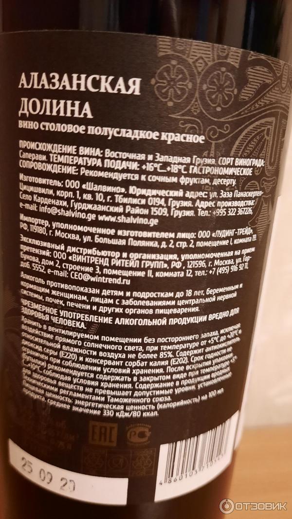 Алазанская долина карта