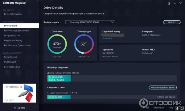 Твердотельный накопитель SSD Samsung 870 EVO 500 Gb фото