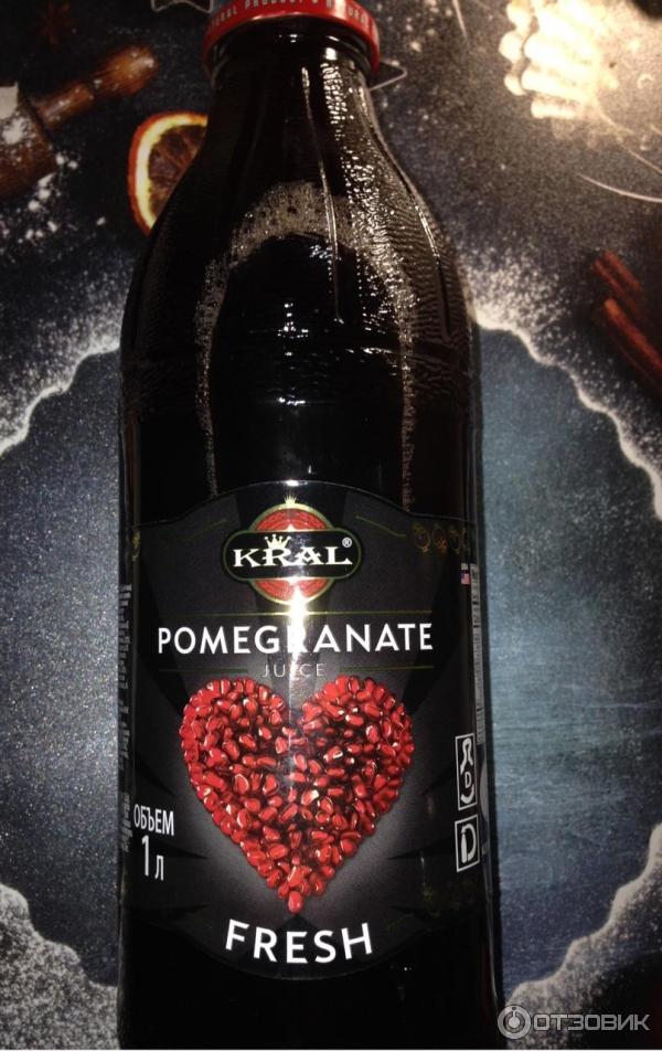 Отзыв о Сок гранатовый KRAL Pomegranate | Похож на настоящий