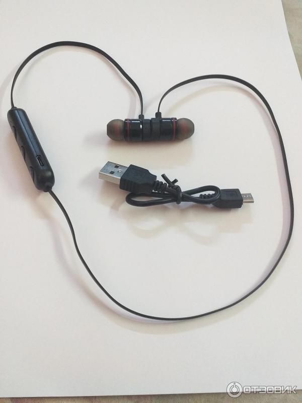 Беспроводные магнитные спортивные Bluetooth-наушники с шейным ободом фото