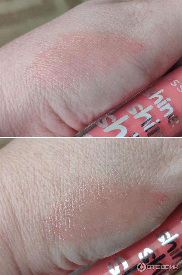 Отзыв о Блеск для губ Essence Shine Shine Shine wet look | Блеск для ...