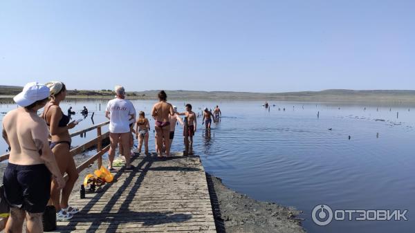 Грязевое озеро Чокрак (Крым) фото