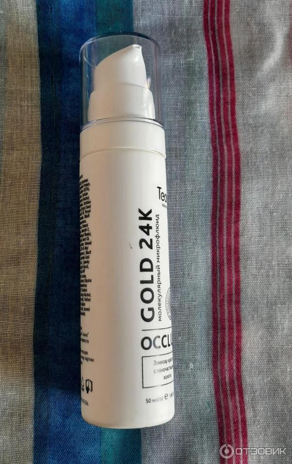Молекулярный микрофлюид эликсир красоты с чистым коллоидным золотом Teana GOLD 24K фото