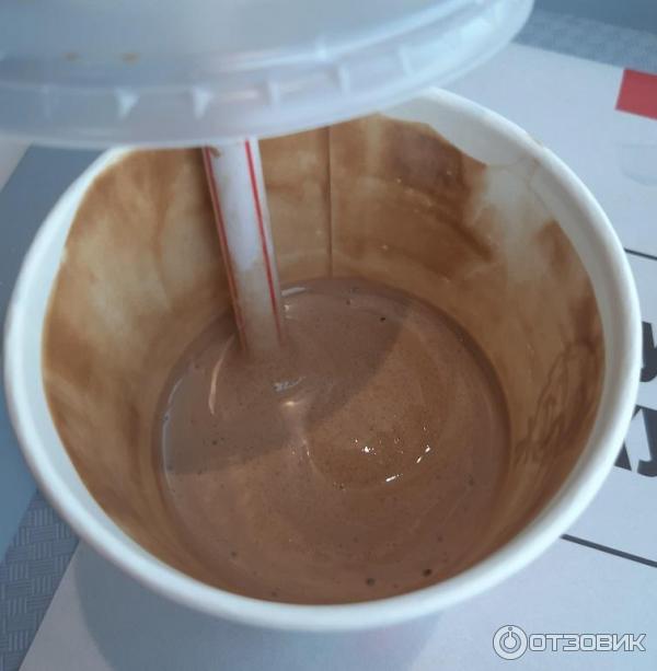 Милкшейк шоколадно-ореховый KFC фото