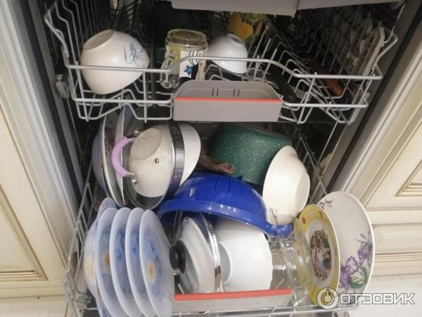 Отзыв о Встраиваемая посудомоечная машина Bosch SMV44KX00R/04 |  Замечательная помощница на кухне