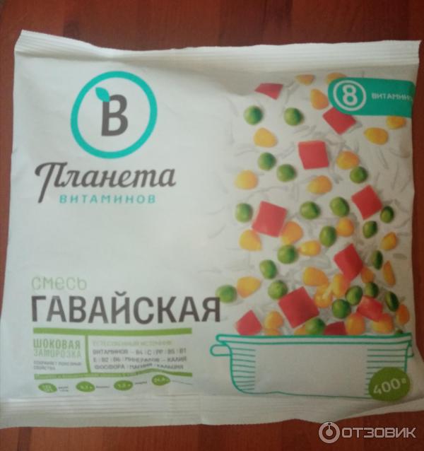 Отзыв о Быстрозамороженные овощи Планета витаминов "Гавайская смесь ...