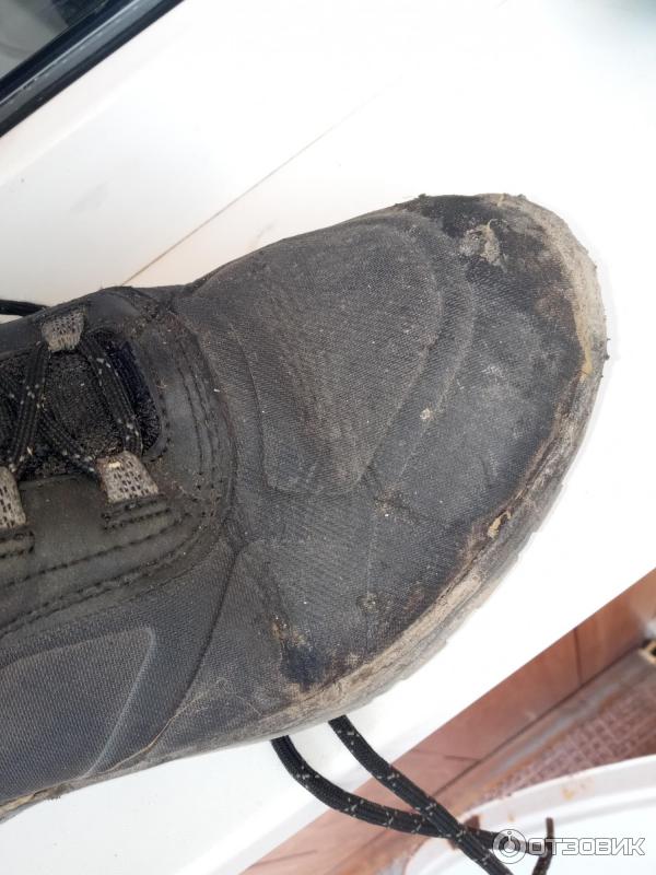 Отзыв о Зимние треккинговые ботинки Karrimor Alberta WT | Внешне неплохие  ботинки, но брал БУ и разочаровывает материал верха стопы