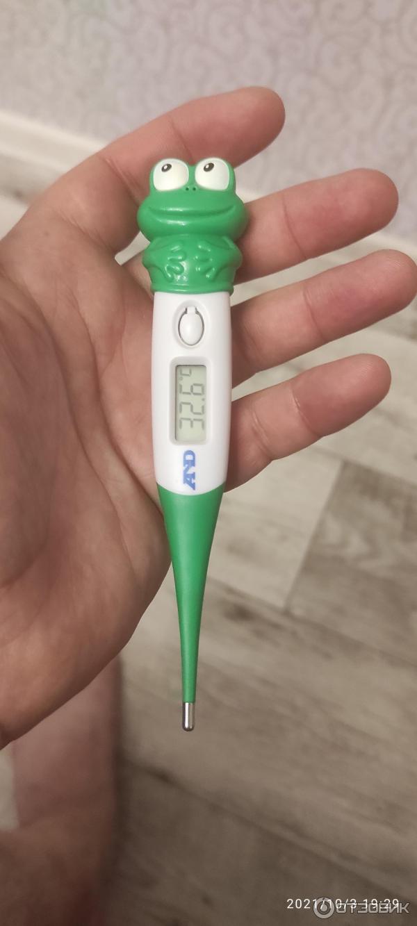 Как открыть термометр and для замены батарейки