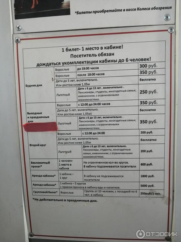 Колесо обозрения на набережной (Россия, Новосибирск) фото