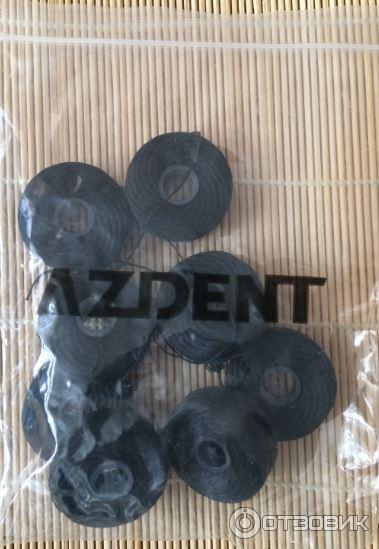 Зубная нить Azdent с бамбуковым углём