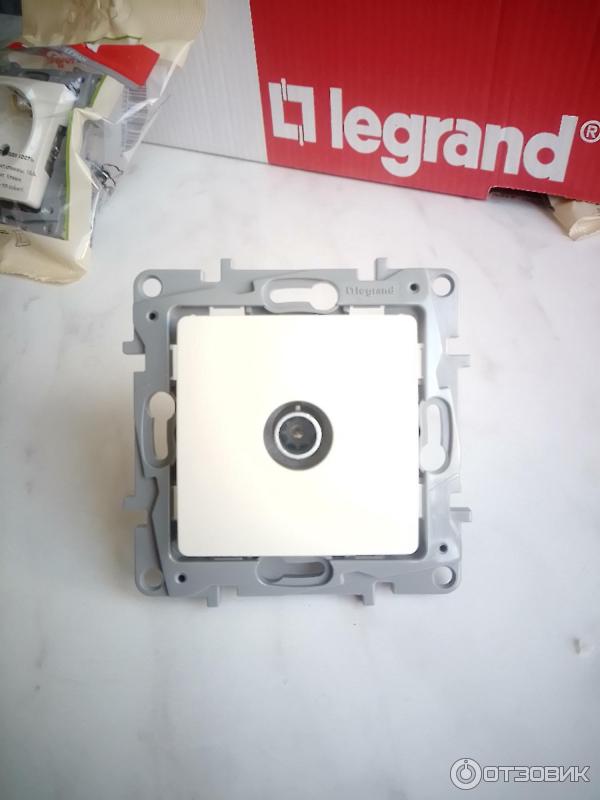 Электроустановочные изделия (розетки и выключатели) фирмы Legrand серии Etika