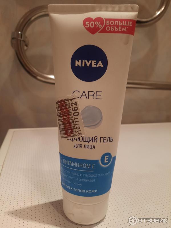 Отзыв о Очищающий гель для лица Nivea Care с витамином Е | Достойный ...