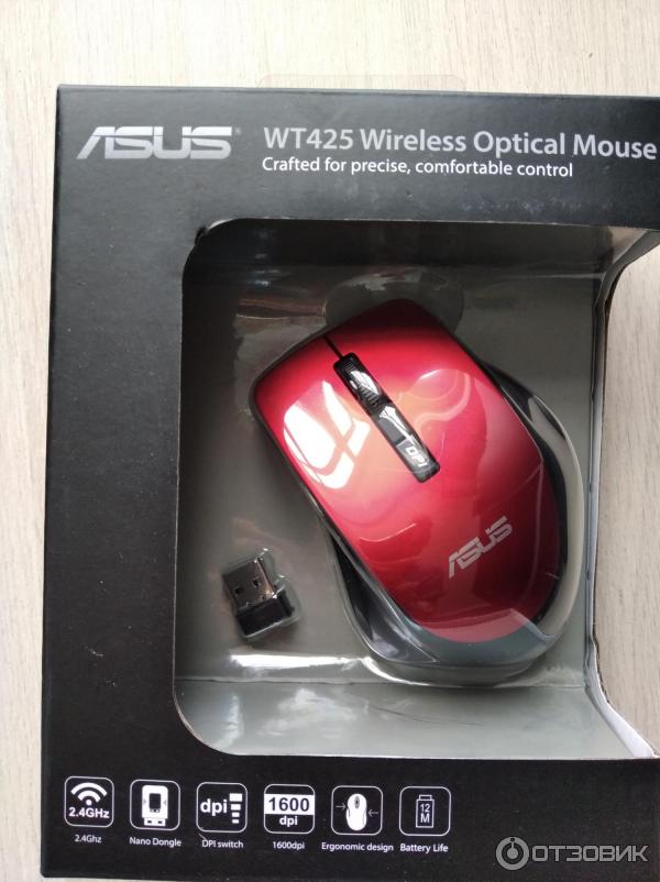 Беспроводная мышь ASUS WT425 фото