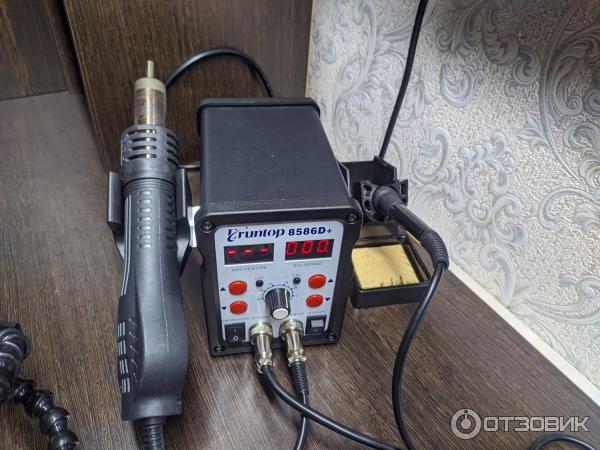 Отзыв о Паяльная станция Eruntop 8586 D+ | Хорошая паяльная станция
