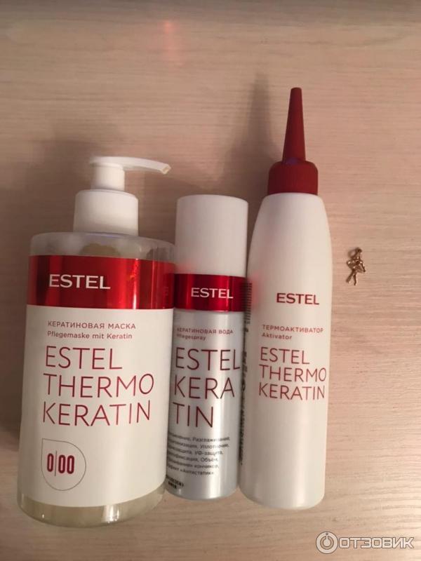 Botox na vlasy Estelle. Přehled Estel Thermokeratin