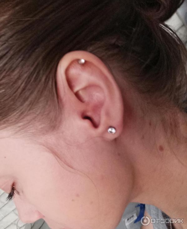 Серьги Pinme titanium фото