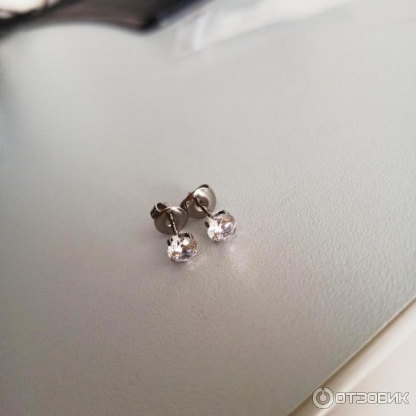 Серьги Pinme titanium фото