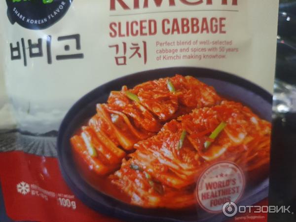 Капуста по-корейски Кимчхи Bibiko Kimchi Sliced Cabbage фото