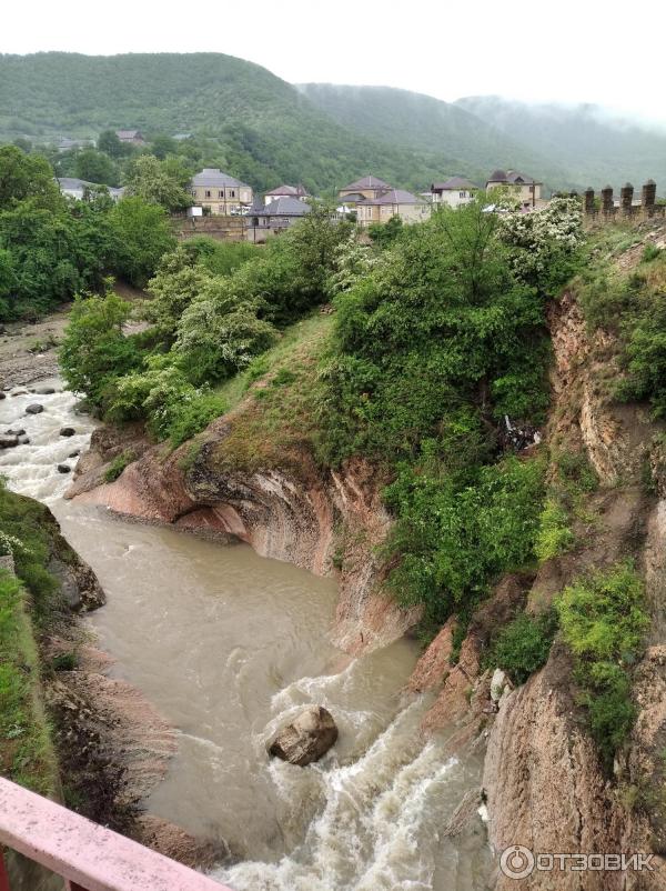 Отзыв о Хучнинский водопад (Россия, Дагестан) | Красивый и мощный водопад  на окраине села Хучни