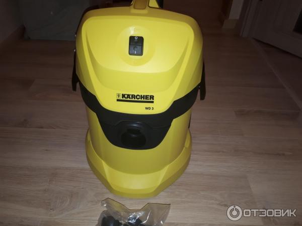 Отзыв о Пылесос Karcher WD 3 | пока нравится
