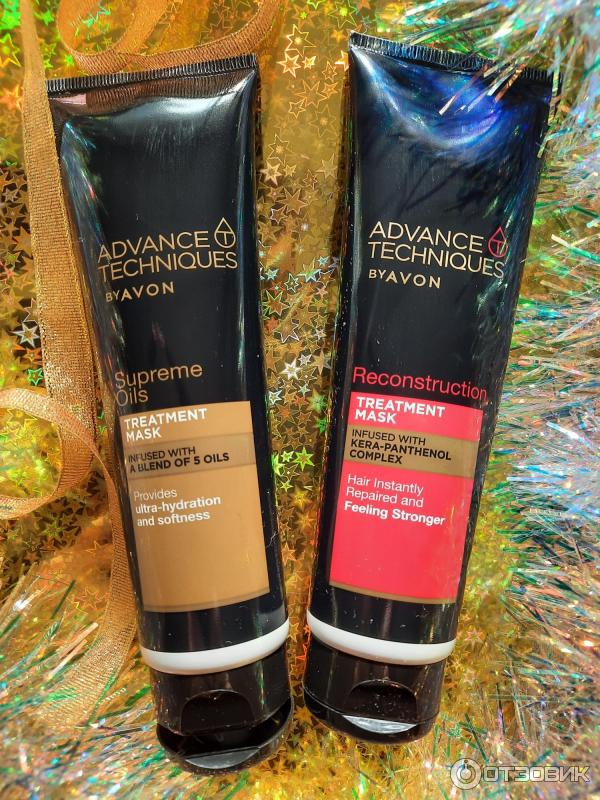 Маска для всех типов волос Avon Advance Techniques Драгоценные масла фото