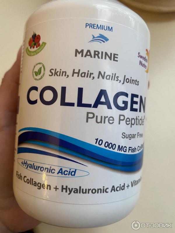 Отзыв о Морской коллаген Swedish Nutra Marine Collagen | Отличный коллаген!