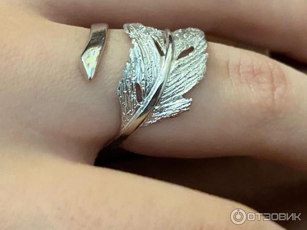 Серебряное кольцо SI - Stile Italiano Piuma mite фото