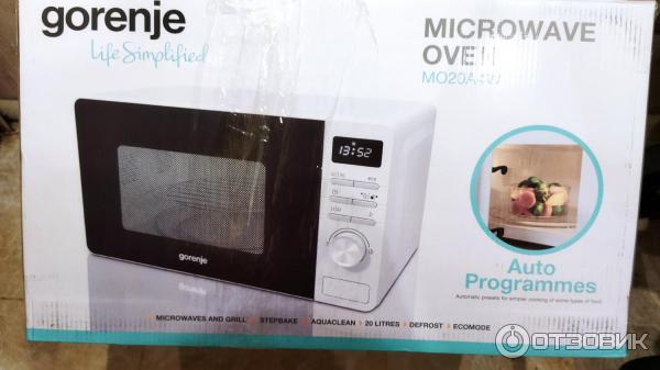 Как пользоваться микроволновкой gorenje модель мо20а4w