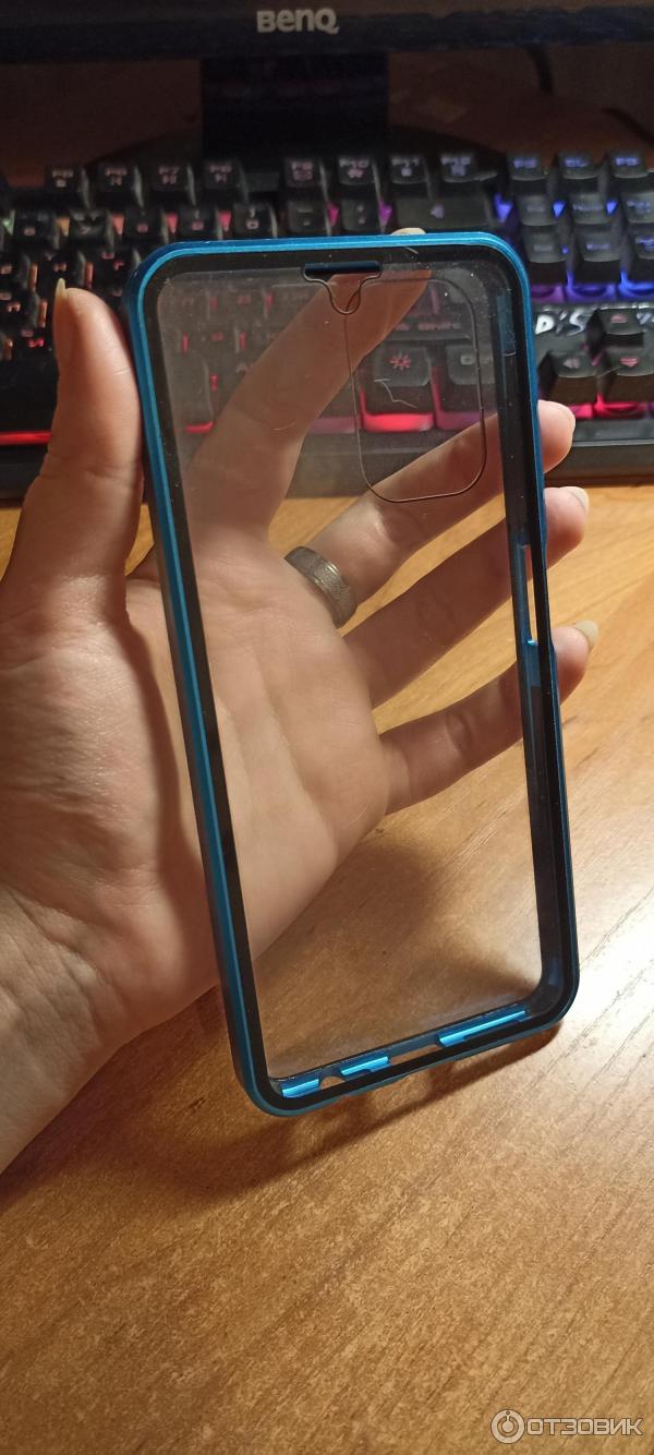 Магнитный чехол-бампер для Xiaomi Redmi Note 10/10s фото