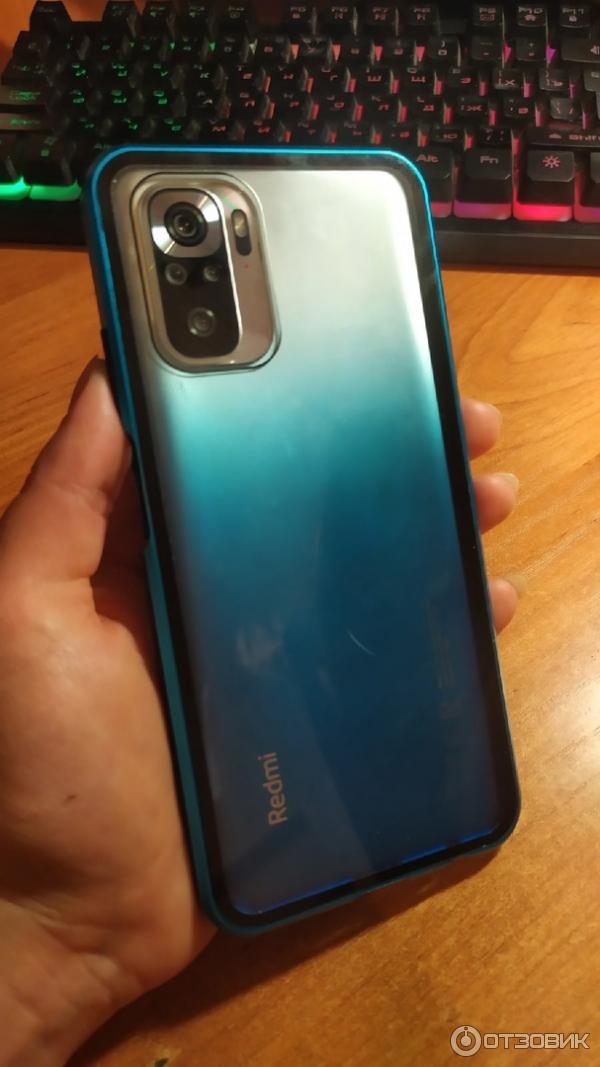 Магнитный чехол-бампер для Xiaomi Redmi Note 10/10s фото