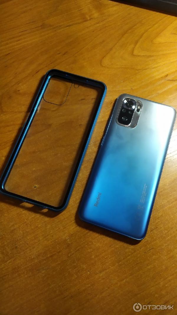 Магнитный чехол-бампер для Xiaomi Redmi Note 10/10s фото